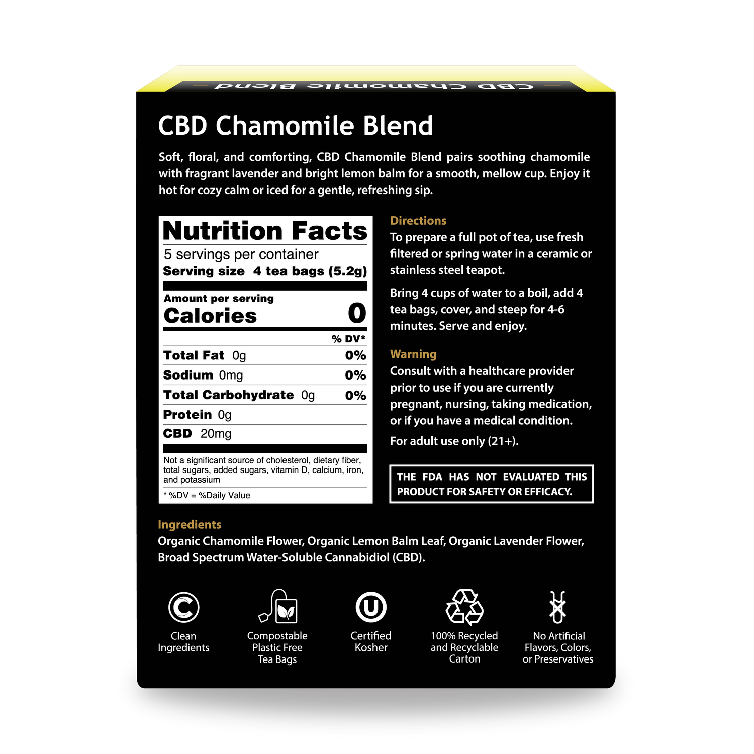 CBD Chamomile Blend