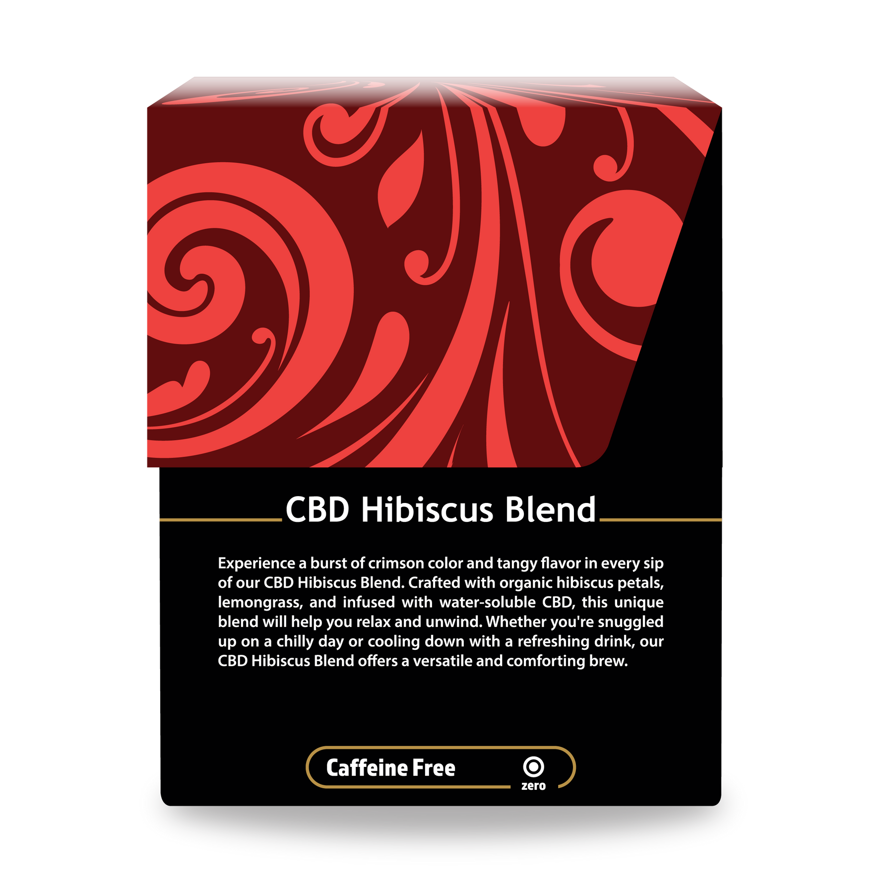 CBD Hibiscus Blend - Right Side of Box