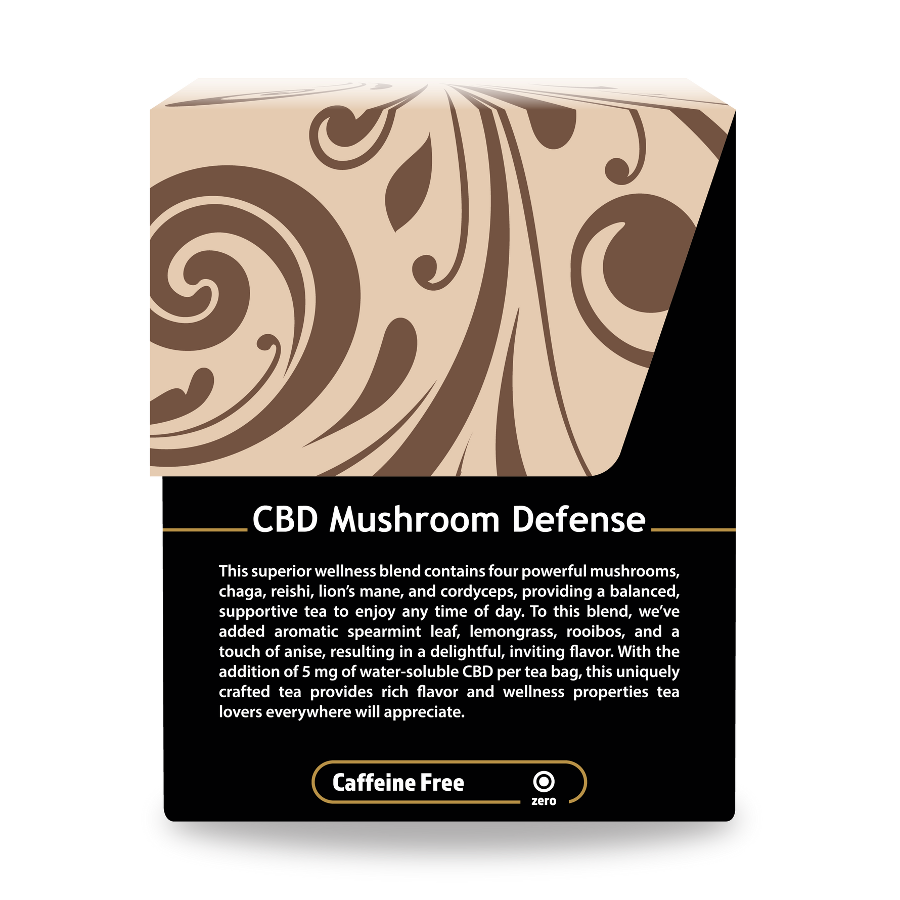 CBD Mushroom Defense - Right Side of Box