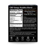 CBD Sleepy Buddha Blend - Back Side of Box