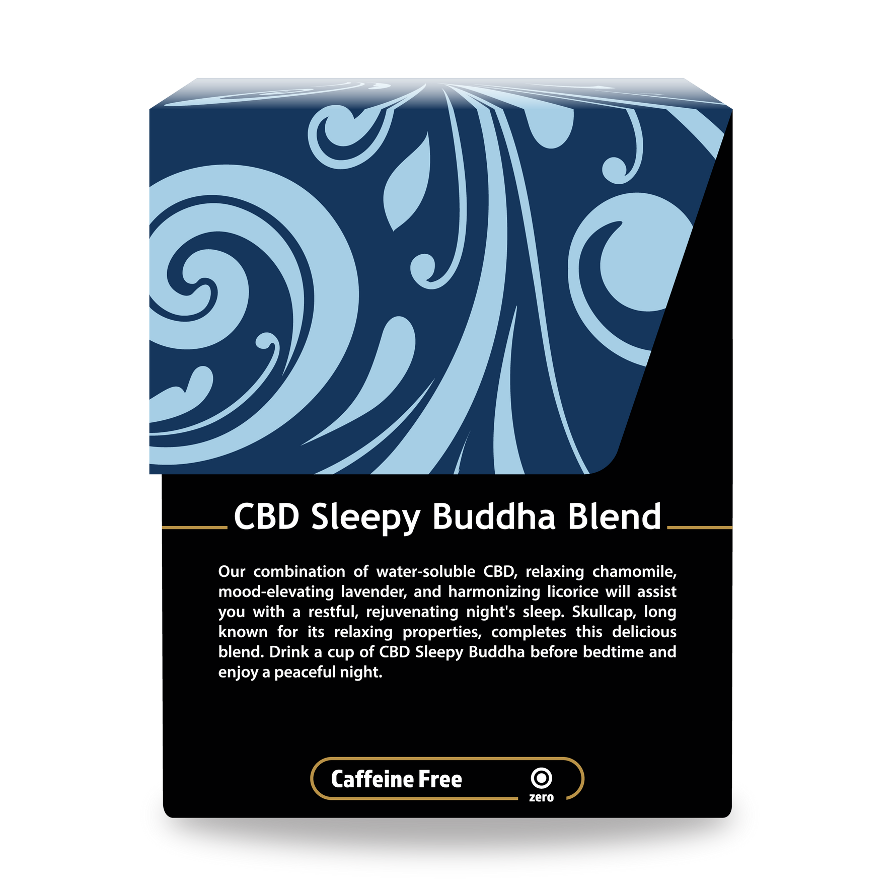 CBD Sleepy Buddha Blend - Right Side of Box