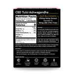 CBD Tulsi Ashwagandha - Back Side of Box