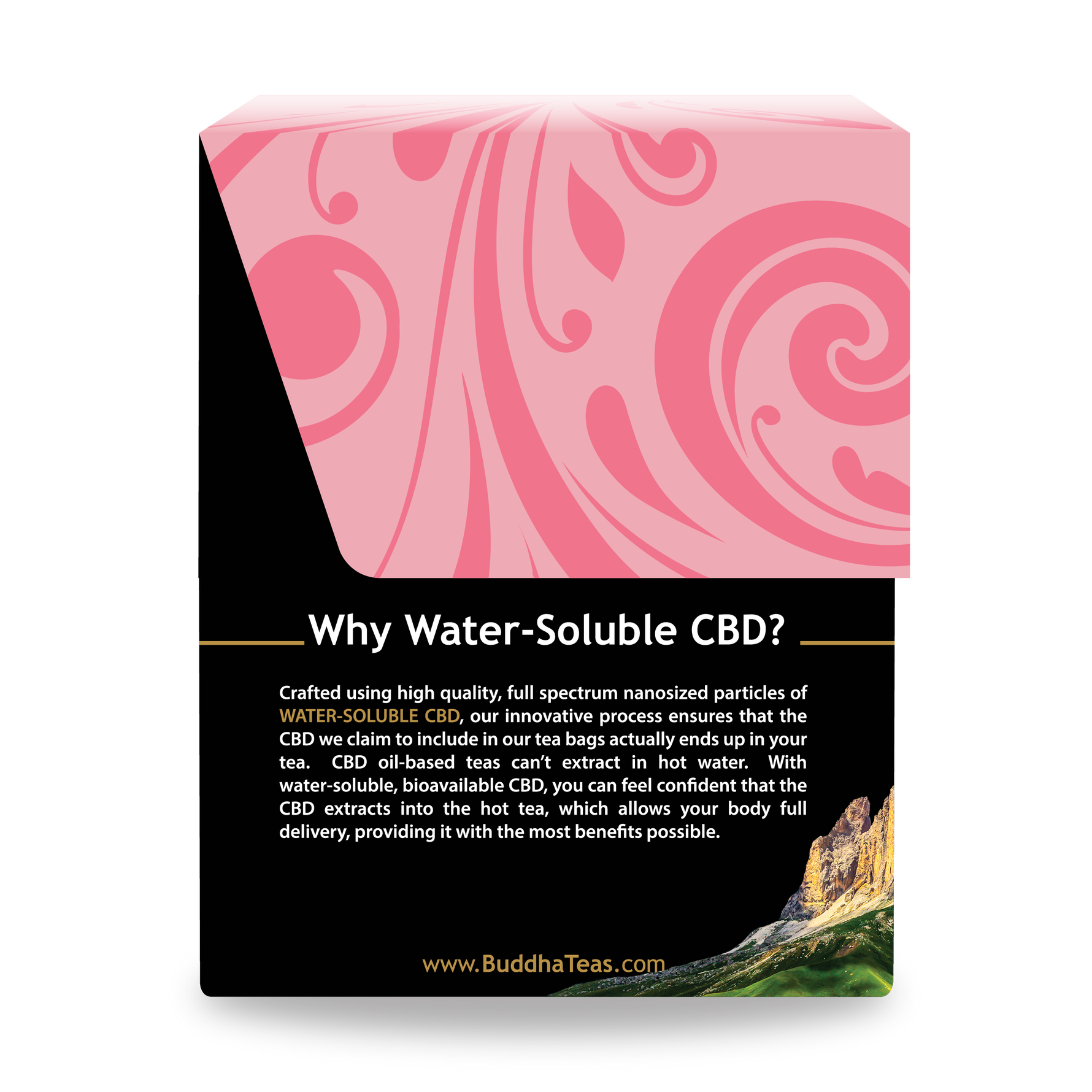 CBD Tulsi Ashwagandha - Left Side of Box