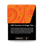 CBD Turmeric & Ginger Tea - Right Side of Box