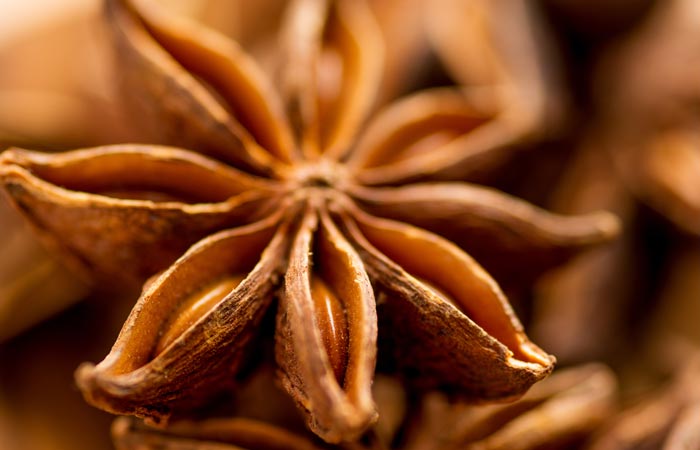 Close-up of star anise spice